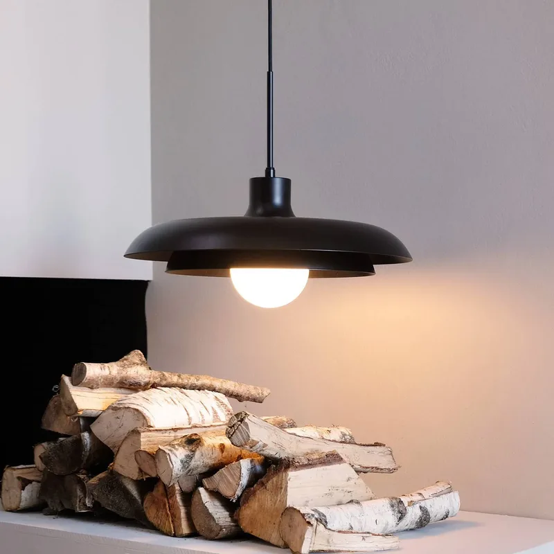 hanglamp Ava, metaal, Ø 44 cm by Dyberg Larsen in Black – product photo 1 of 4
