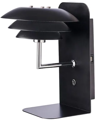 DL20 USB Appui et Lampe Noir de Dyberg Larsen en Matzwart – photo produit 1 sur 5