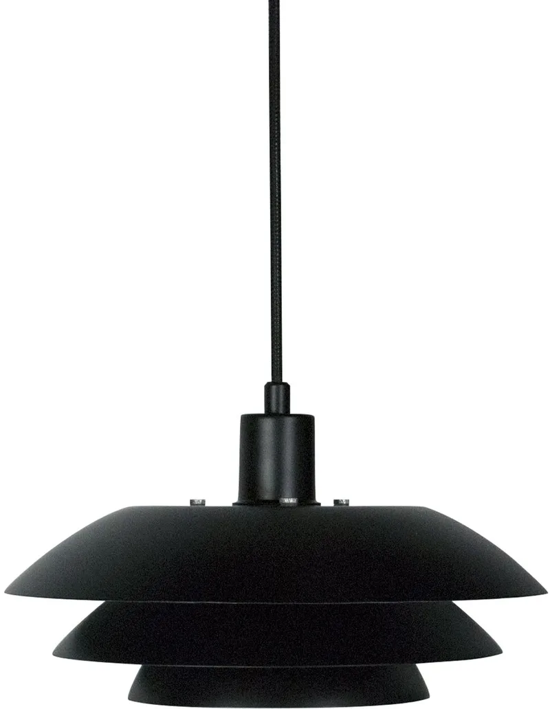 Hanglamp Dl31 31 Cm E27 Staal 60w by Dyberg Larsen in Matzwart – product photo