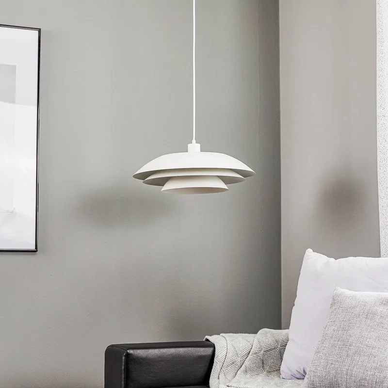 Hanglamp Dl45 Led 45 X 13 Cm E27 60w van Dyberg Larsen in Wit – productfoto 3 van 5