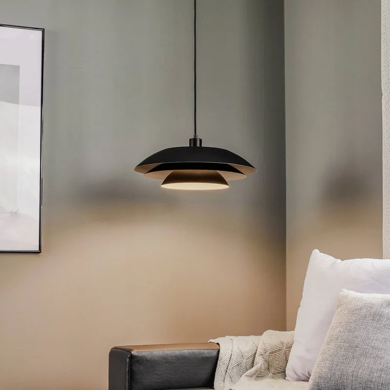 Hanglamp Dl45 Led 45 X 13 Cm E27 60w fra Dyberg Larsen i Sort – produktbillede 2 af 5