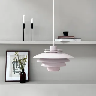 hanglamp Ejka mini, Ø 30 cm, metaal från Dyberg Larsen i Rosa – produktbild 3 av 5