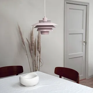 hanglamp Ejka mini, Ø 30 cm, metaal från Dyberg Larsen i Rosa – produktbild 2 av 5