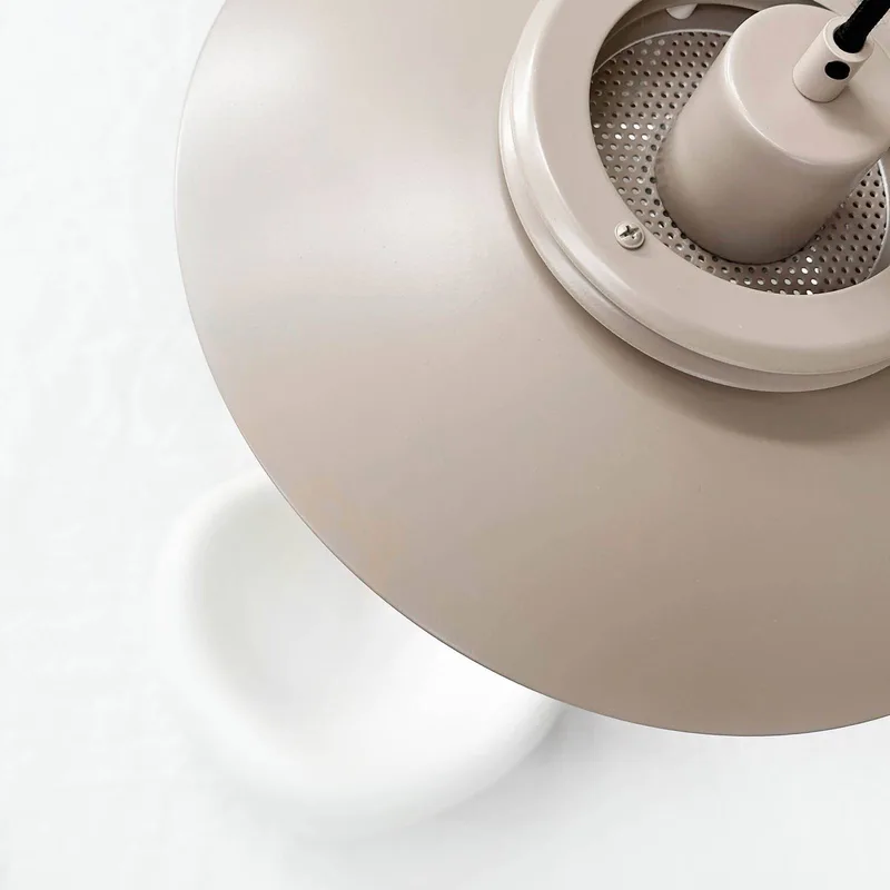 hanglamp metaal H24cm D30cm Ejka by Dyberg Larsen in Beige – product photo 5 of 5