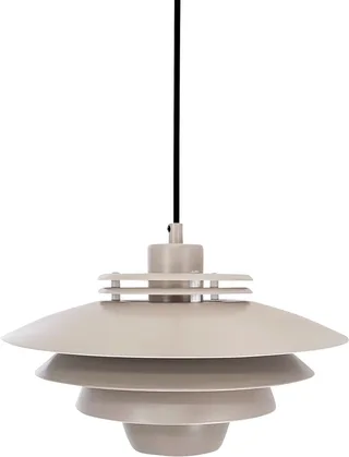 hanglamp metaal H24cm D30cm Ejka by Dyberg Larsen in Beige – product photo 1 of 5