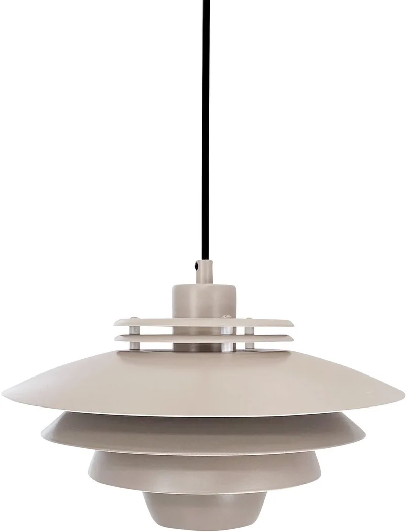 hanglamp metaal H24cm D30cm Ejka by Dyberg Larsen in Beige – product photo 1 of 5