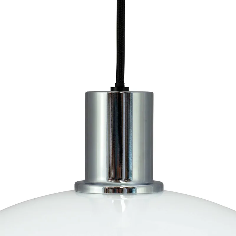 hanglamp Morph, Ø 28 cm, glas de Dyberg Larsen en Opaal – photo produit 4 sur 4