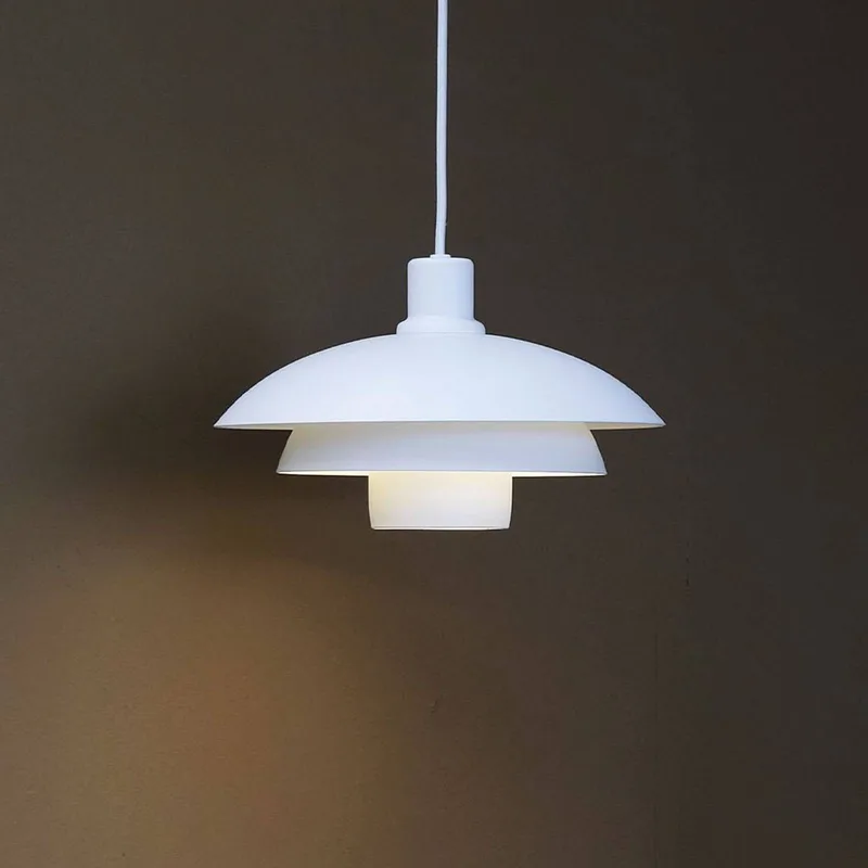 hanglamp Morph, Ø 30 cm, metaal de Dyberg Larsen en Blanc – photo produit 1 sur 3