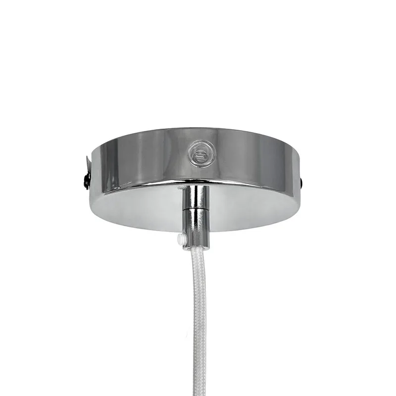 hanglamp Nova D25, opaal/chroom, metaal von Dyberg Larsen in Opaal, Chrom – Produktfoto 4 von 4