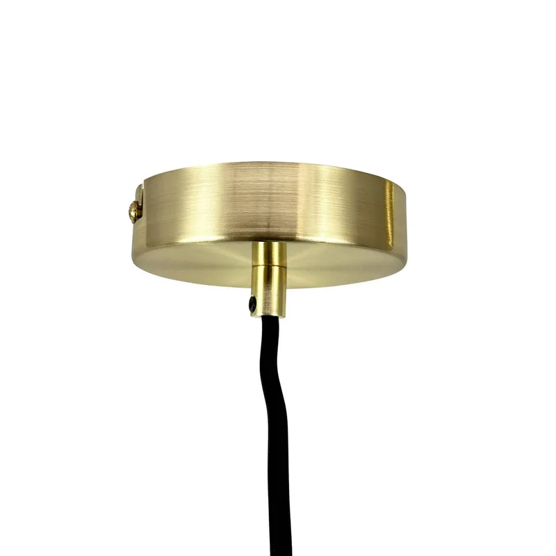 hanglamp Nova D25, opaal/messing, metaal fra Dyberg Larsen i Opaal, Messing – produktbillede 4 af 5