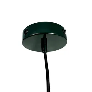 hanglamp Planet, donkergroen, Ø 40 cm, metaal från Dyberg Larsen i Mörkgrön, Svart – produktbild 5 av 5