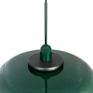 hanglamp Planet, donkergroen, Ø 40 cm, metaal från Dyberg Larsen i Mörkgrön, Svart – produktbild 4 av 5