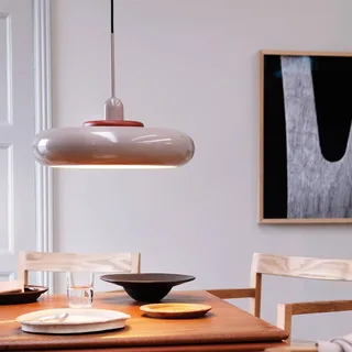 hanglamp Planet, Ø 40 cm, metaal von Dyberg Larsen in Melkwit – Produktfoto 2 von 5