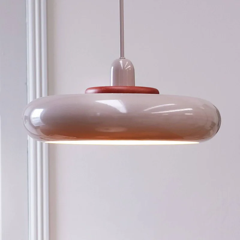hanglamp Planet, Ø 40 cm, metaal von Dyberg Larsen in Melkwit – Produktfoto 1 von 5