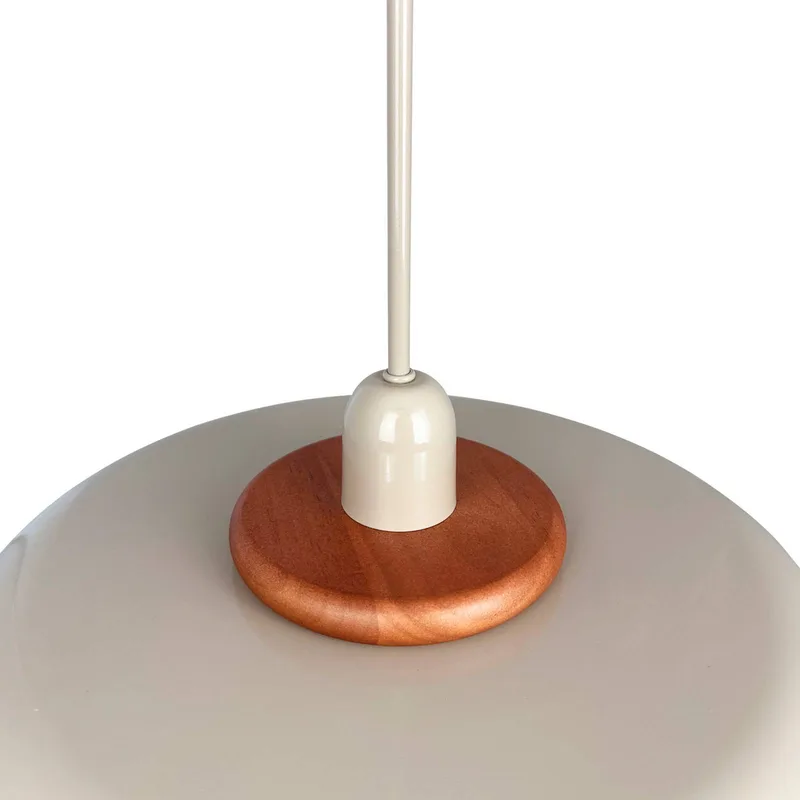 hanglamp Planet, Ø 40 cm, metaal von Dyberg Larsen in Melkwit – Produktfoto 5 von 5