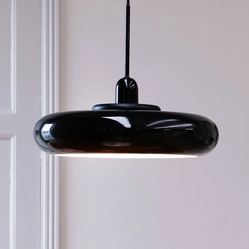 hanglamp Planet, Ø 40 cm, metaal fra Dyberg Larsen i Sort – produktbillede 1 af 5