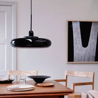hanglamp Planet, Ø 40 cm, metaal fra Dyberg Larsen i Sort – produktbillede 3 af 5