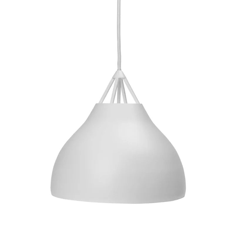hanglamp Pyra, Ø 23 cm, metaal från Dyberg Larsen i Vit – produktbild 1 av 2