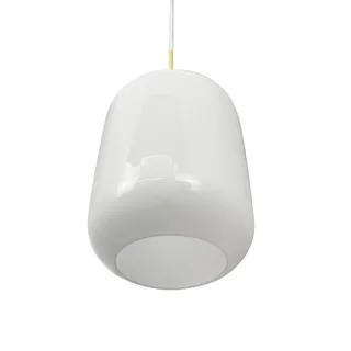 Silvia 20 Pendelleuchte Opal/Brass von Dyberg Larsen in Weiß, Messing – Produktfoto 3 von 5