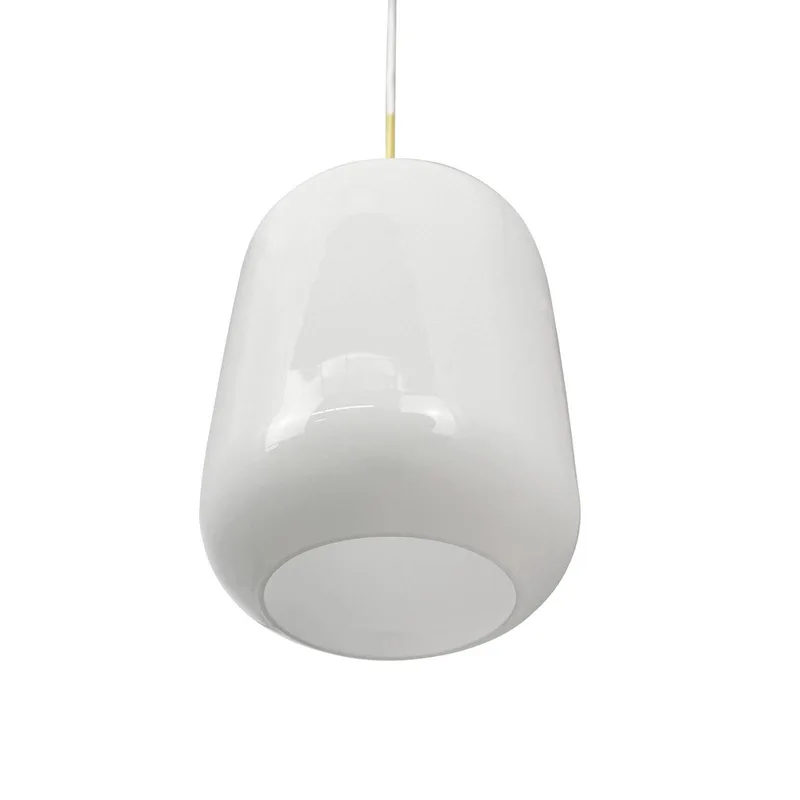 Silvia 20 Pendelleuchte Opal/Brass von Dyberg Larsen in Weiß, Messing – Produktfoto 3 von 5