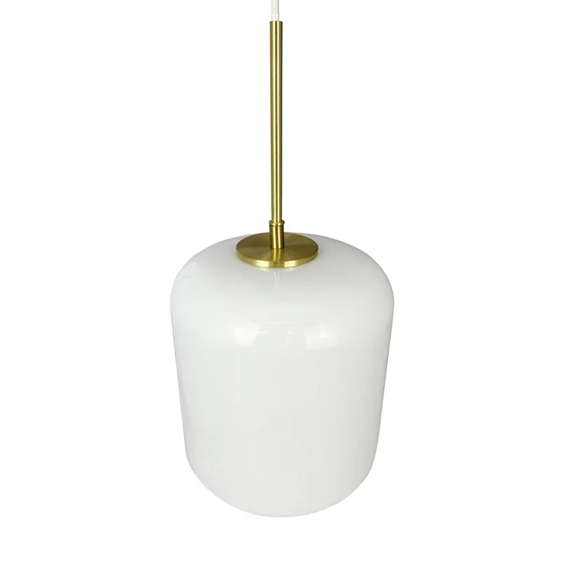 Silvia 20 Pendelleuchte Opal/Brass von Dyberg Larsen in Weiß, Messing – Produktfoto 4 von 5