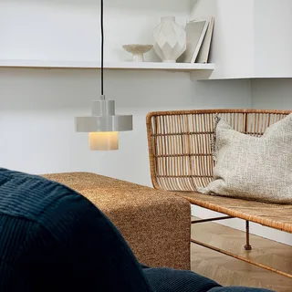 hanglamp Stoke, Ø 20 cm, metaal från Dyberg Larsen i Grå – produktbild 2 av 5