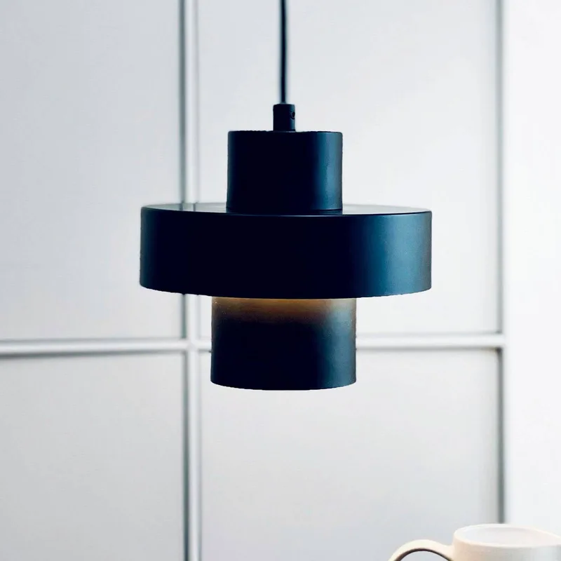 hanglamp Stoke, Ø 20 cm, metaal de Dyberg Larsen en Noir – photo produit 1 sur 5
