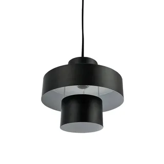 hanglamp Stoke, Ø 20 cm, metaal de Dyberg Larsen en Noir – photo produit 4 sur 5