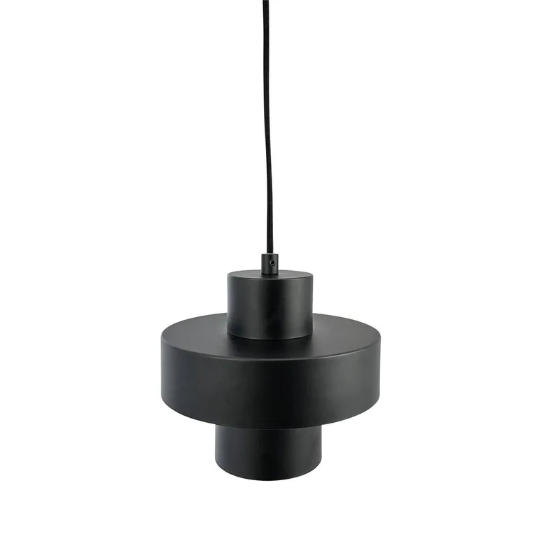 hanglamp Stoke, Ø 20 cm, metaal de Dyberg Larsen en Noir – photo produit 3 sur 5