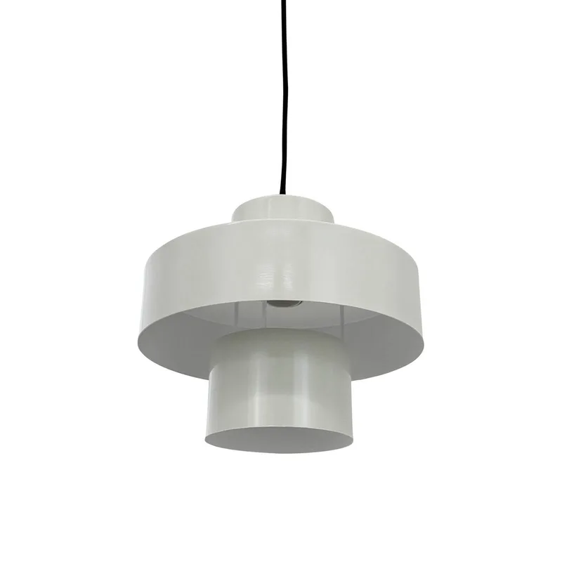 hanglamp Stoke, putty wit, Ø 20 cm, metaal de Dyberg Larsen en Stopverf wit – photo produit 1 sur 3