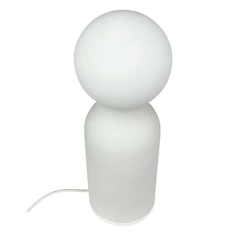 Harper tafellamp, wit, glas, hoogte 35 cm von Dyberg Larsen – Produktfoto