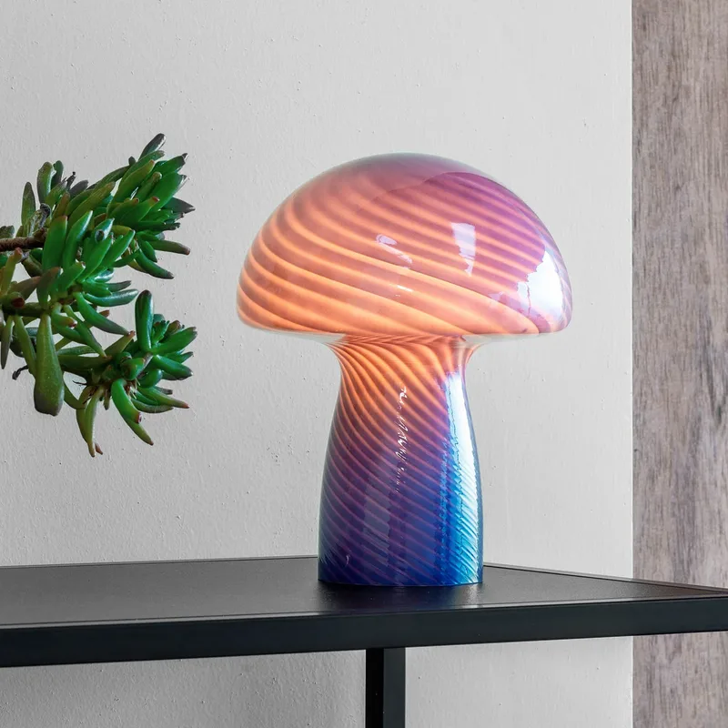 Jenny Mushroom Taffellamp Blauw de Dyberg Larsen – photo produit