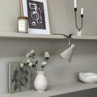 Lampe à pince Sleep Brown de Dyberg Larsen en Grijsbruin – photo produit 3 sur 5