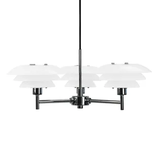 Kroonluchter Dl20 G9 33w 50 Cm Staal/glas från Dyberg Larsen i Silver – produktbild 2 av 2