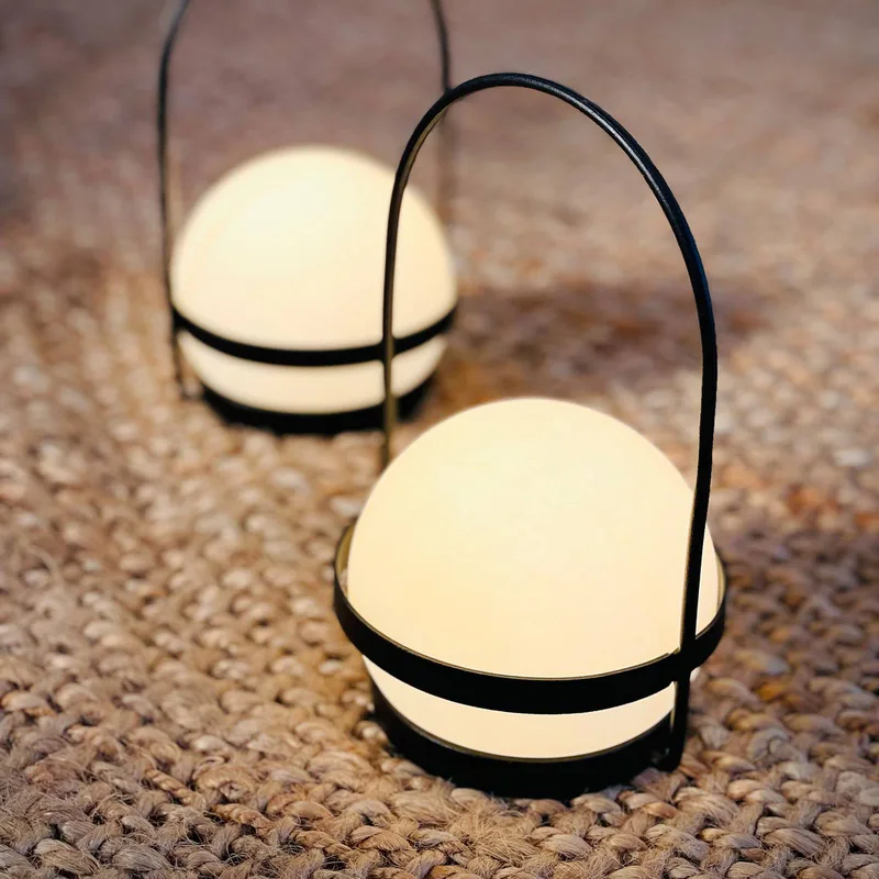 LED lantaarn Summer, 2 stuks, zwart från Dyberg Larsen i Svart, Vit – produktbild 3 av 4