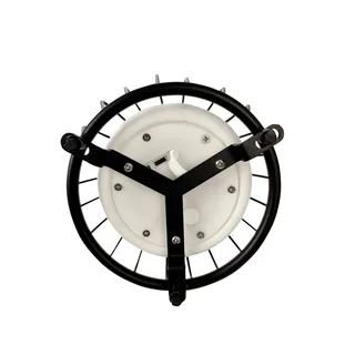 LED-batteridriven bordslampa Evesham, höjd 23 cm från Dyberg Larsen i Svart, Vit – produktbild 4 av 5