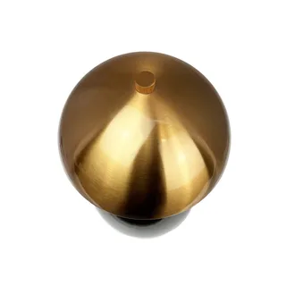 LED tafellamp Manhatten, zwart/messing de Dyberg Larsen en Noir, Laiton – photo produit 5 sur 5