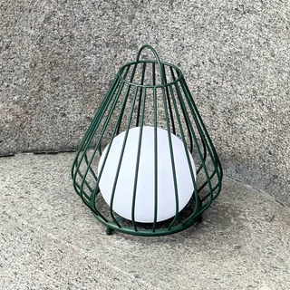 LED-batteridriven bordslampa Evesham, höjd 38 cm från Dyberg Larsen i Svart, Vit – produktbild 1 av 5