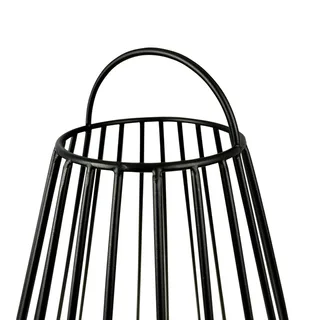 LED-bordlampe med batteri Evesham, højde 48 cm fra Dyberg Larsen i Sort, Hvid – produktbillede 3 af 5