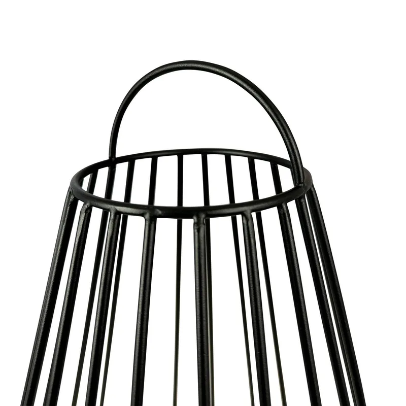 LED-bordlampe med batteri Evesham, højde 48 cm fra Dyberg Larsen i Sort, Hvid – produktbillede 3 af 5