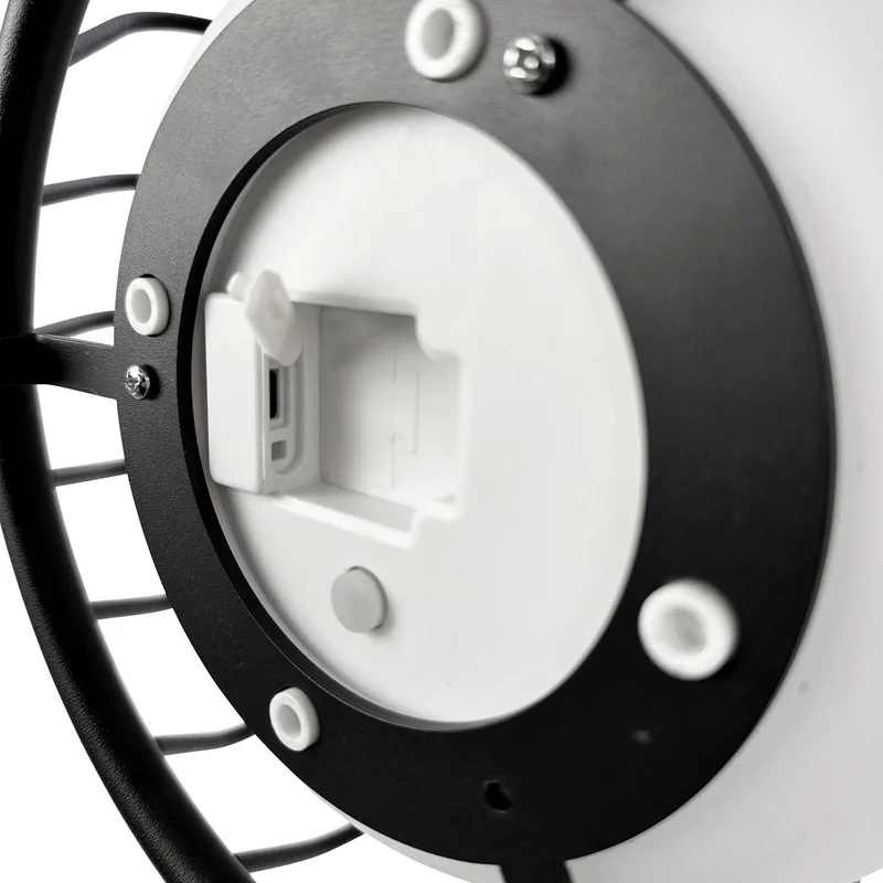 LED-bordlampe med batteri Evesham, højde 48 cm fra Dyberg Larsen i Sort, Hvid – produktbillede 5 af 5