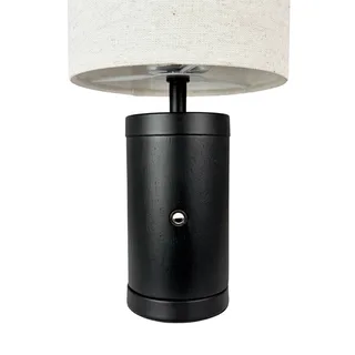 LED-tafellamp op batterijen Mellow, zwart, 23 cm de Dyberg Larsen en Noir, Beige – photo produit 3 sur 3