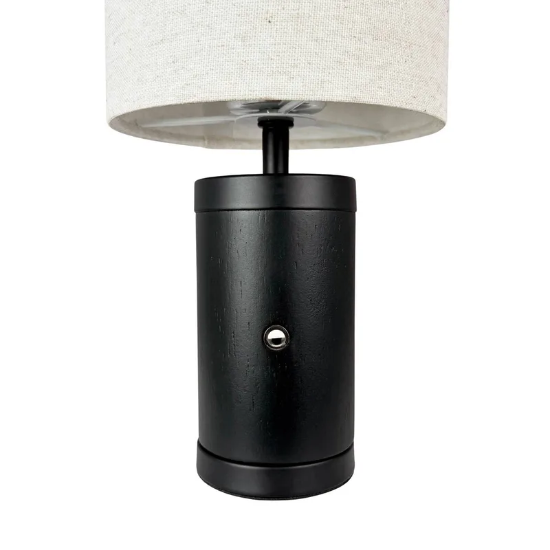 LED-tafellamp op batterijen Mellow, zwart, 23 cm de Dyberg Larsen en Noir, Beige – photo produit 3 sur 3