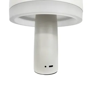 LED tafellamp Porter, wit, hoogte 16 cm von Dyberg Larsen in Parelwit – Produktfoto 3 von 4