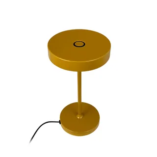 LED tafellamp Starlight, hoogte 26 cm von Dyberg Larsen in Gelb – Produktfoto 3 von 3