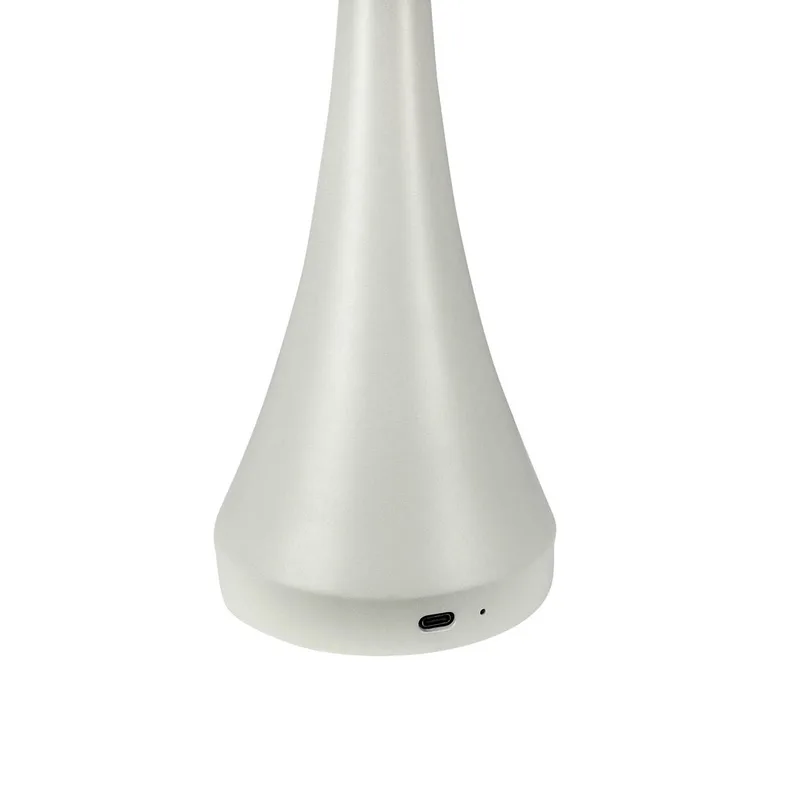 LED tafellamp Vienna, hoogte 28 cm fra Dyberg Larsen i Creme – produktbillede 4 af 4