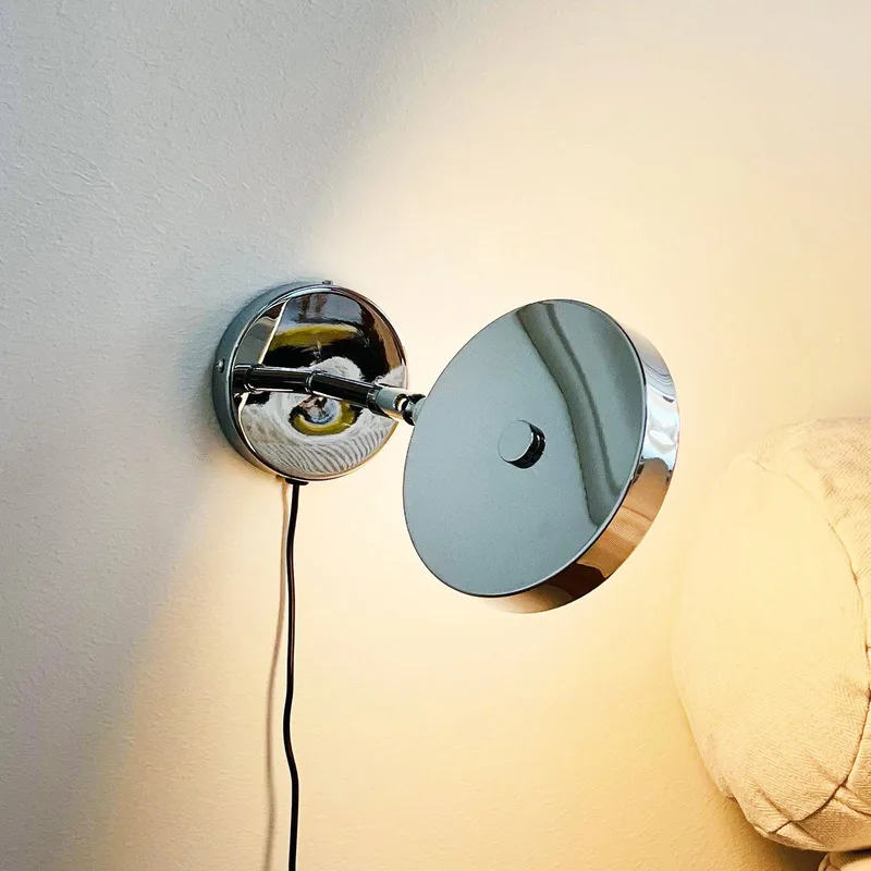 LED wandlamp Starlight, Ø 14 cm, dimbaar. von Dyberg Larsen in Chrom – Produktfoto 1 von 3