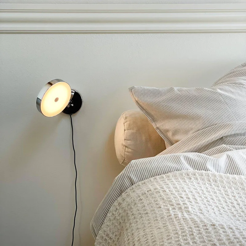 LED wandlamp Starlight, Ø 14 cm, dimbaar. von Dyberg Larsen in Chrom – Produktfoto 2 von 3
