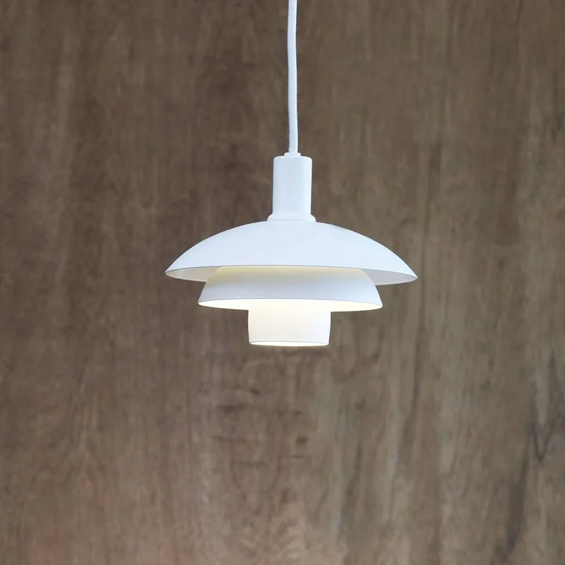 Morph Pendelleuchte Ø21 White von Dyberg Larsen in Weiß – Produktfoto 1 von 3