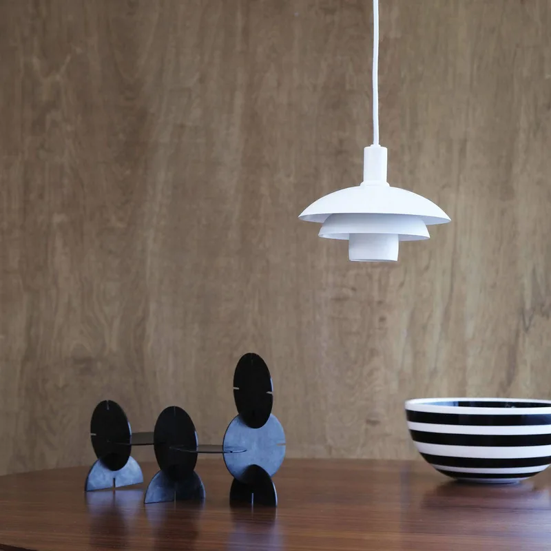 Morph Pendelleuchte Ø21 White von Dyberg Larsen in Weiß – Produktfoto 3 von 3
